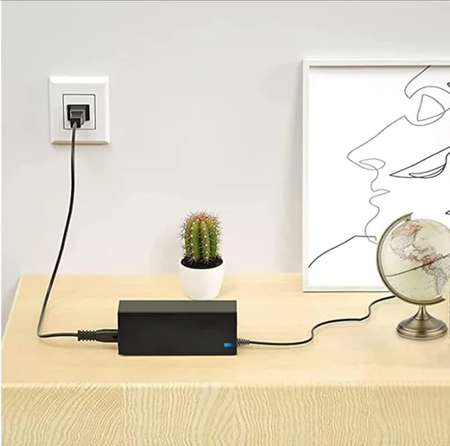 Vista 4 de Adaptador de corriente alterna de 19 V compatible con Vivitek Qumi Q2-B Q2-W Q2-LITE 300 lúmenes Q5 500 lúmenes Q8 Q8-WH Q8-BK blanco negro 1000