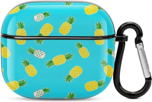 Vista 23 de Linda funda de mariquitas compatible con AirPods 3 con llavero Patrón 304.