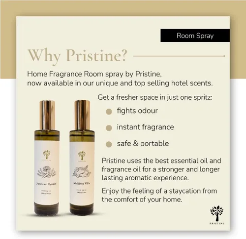 Vista 3 de PRISTINE English Country Inn Linen & Room Spray Ambientador, hecho con aceites esenciales, fragancia en aerosol para ambientes con fresa y vainilla