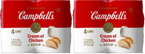 Vista 9 de Campbell's Crema condensada de sopa de pollo, lata de 10.5 onzas (paquete de 4)
