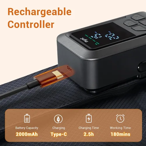 Vista 8 de Masajeador completo de la compresión del aire de la pierna, masajeador inalámbrico secuencial de la compresión Therapy Machine for Circulation