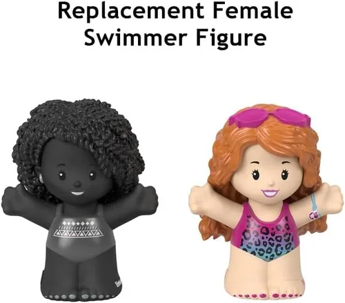 Vista 3 de Figura de nadadora de repuesto para Fisher-Price Little People - HGP70 ~ Inspirado en Barbie You Can Be Anything