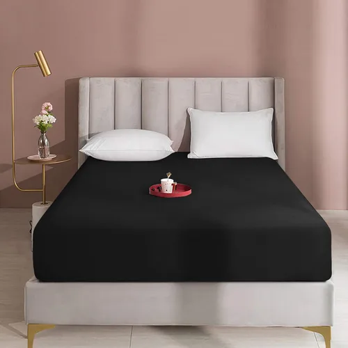 Vista 14 de BEDSUM - Sábana bajera de microfibra con bolsillo profundo para colchón, resistente a las arrugas, la decoloración y las manchas Marrón