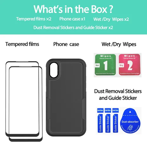 Vista 111 de Jeylly Funda para iPhone SE/Funda para iPhone 5S, Exterior de Plástico Duro que Absorbe Golpes + Interior de Silicona de Goma Defensor contra