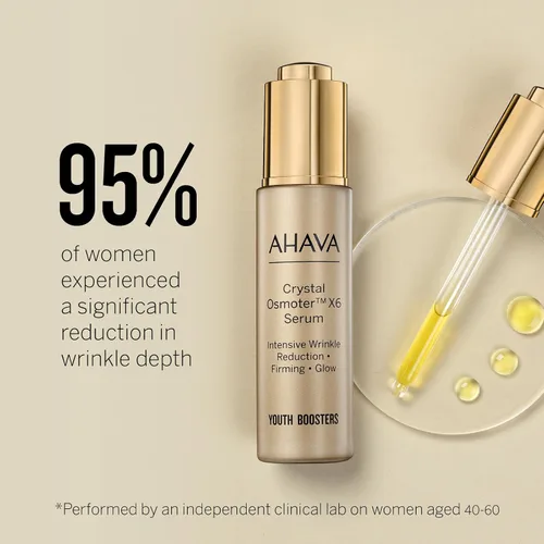Vista 7 de AHAVA Crystal Osmoter X6 Serum - Revolucionario refuerzo juvenil y reducción intensa de arrugas, mejora el brillo juvenil y reafirmante, enriquecido