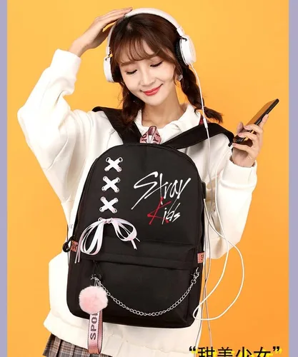 Vista 2 de LOVEAngeler Stray - Mochila para niños mochila de colegio mochila casual para niños mochila de mercancía para niñas 1 L Mochila