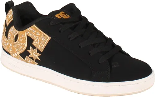 Vista 14 de DC Womens Dc Women's Court Graffik Casual Skate Shoe Plantilla blanca y negra