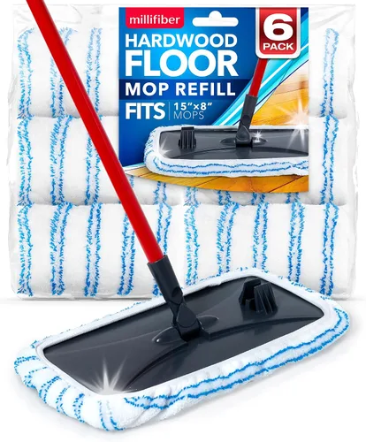 Vista 9 de Recarga de plumero para piso Millifiber 15x8 Pulgadas - Recarga de plumero resistente para mascotas compatible con todas las cabezas de mopa