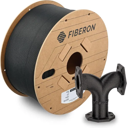 Vista 20 de Polymaker Fiberon ASA-CF08 Filamento ASA de fibra de carbono de 0.07 in 4.370 - 0.07 in Fiberon Asa-cf08 Negro 1.1 lbs (Código hexagonal: #000000)