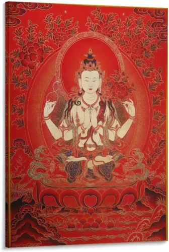 Vista 11 de Póster artístico con texto en inglés «Lord Shiva And His Family» («Lord Shiva And His Family») - Póster decorativo moderno para decorar la pared