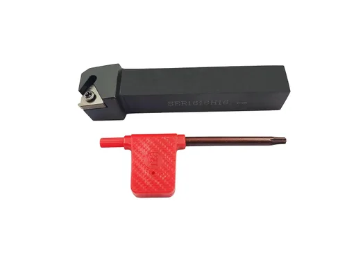 Vista 4 de 5/8 "3/4" Herramienta de torno Inserto de roscado Soporte de herramienta de torneado SER1616H16 SER2020K16 SER2525M16 con roscado indexable Inserto