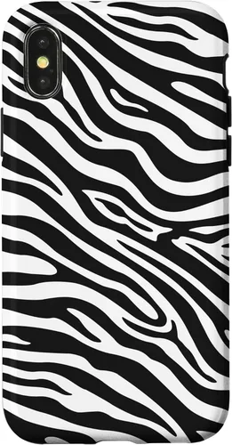 Vista 4 de Funda con estampado de piel animal de cebra para iPhone 15