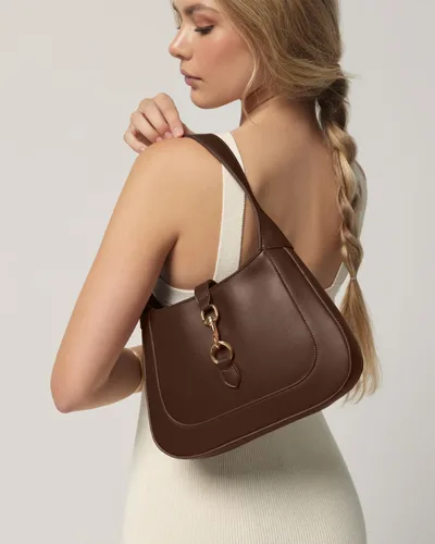 Vista 2 de Shoulder Bag for Women - Small Shoulder Purses - Top Handle Structured Handbags - Adjustable Strap Vegan Leather