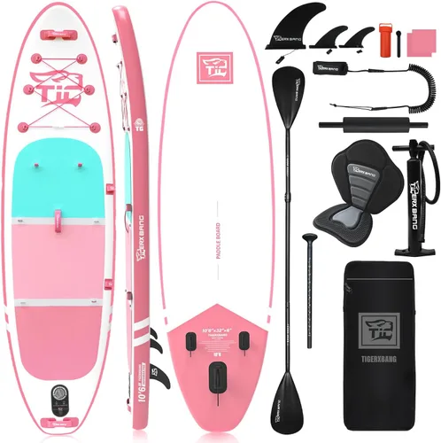 Vista 10 de Inflatable Paddle Board with Premium SUP Board Accessories, Allround Paddle Boards for Adults/Youth,Stand Up Paddle Board Defender Collection