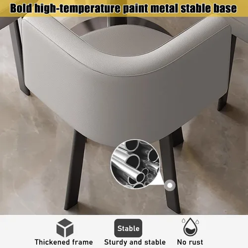 Vista 5 de YVYKFZD Office Reception Room Club Table, Small Kitchen Dining Table Set, Round Conference Table, Business Conference Room Table and Chair Set Save