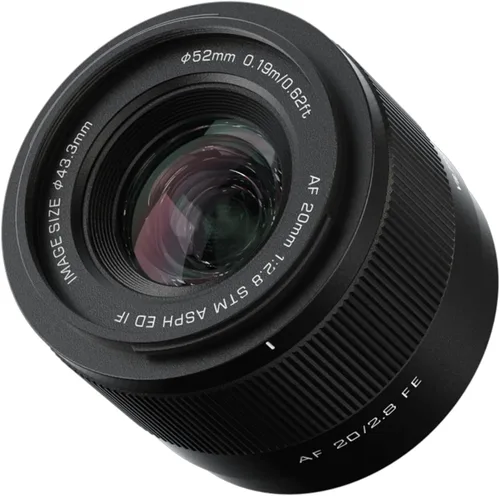 Vista 3 de VILTROX Lente de marco completo F2.8 FE de 0.787 in f/2.8 para Sony E-Mount, STM lente de enfoque automático para Sony E-Mount A7 A7R A7S A7C A7II