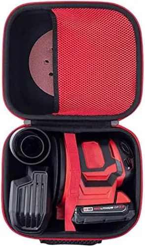 Vista 10 de khanka Estuche de transporte duro de repuesto para lijadora orbital inalámbrica sin escobillas Milwaukee 12V (2531-20), solo funda.