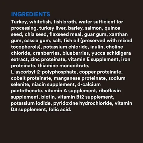 Vista 3 de WholeHearted Active Performance - Comida húmeda para perros con receta de pescado blanco y salmón con granos integrales, 12.5 onzas, caja de 12