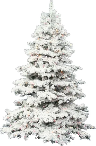 Vista 10 de Vickerman - Árbol de Navidad artificial de pino de Alaska de 36 pulgadas, con efecto nevado. Verde