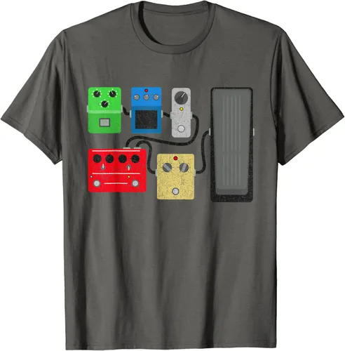Vista 2 de clásico Pedal de Efectos para Guitarra Stompbox playera, hombre 3XL, Asphalt