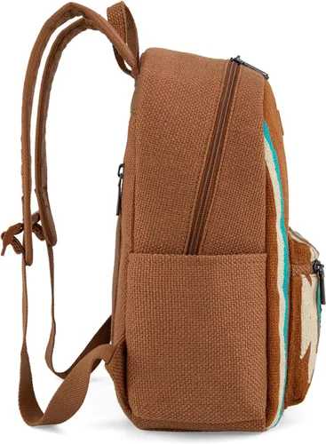 Vista 5 de Montana West Wrangler Aztec - Mochila de punto para mujer, estilo occidental, casual, mochila