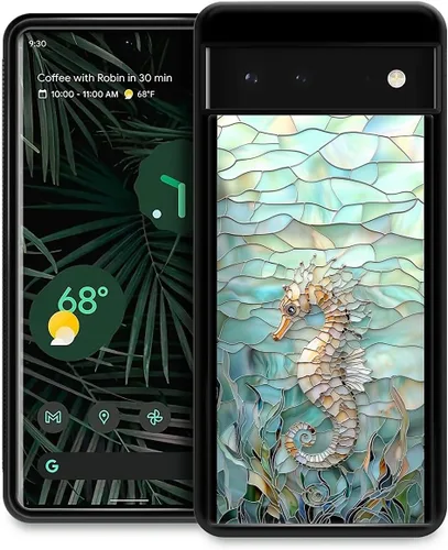Vista 28 de Compatible con Google Pixel 4A 5G Mobile Case Creative Acrylic Back Panel Silicona Edge Case Slim Protección Especialmente para Google Pixel 4A 5G