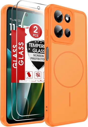 Vista 239 de LeYi Funda para teléfono Samsung-S23: protector de pantalla e imán MagSafe Púrpura