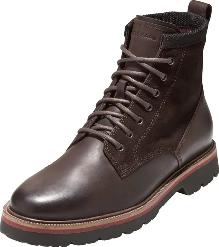 Vista 6 de Cole Haan Botas de punta lisa para hombre American Classics impermeables Negro/Negro Impermeable