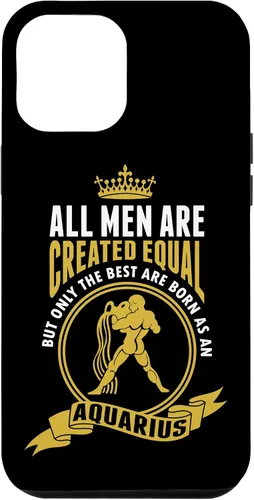 Vista 6 de iPhone 15 Solo los mejores hombres nacen como funda Acuario