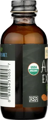 Vista 6 de Frontier Extracto de almendra certificado orgánico, botella de 2 onzas