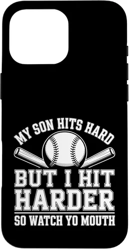 Vista 19 de My Son Hits Hard But I Hit Harder So Watch Yo Mouth - Case for iPhone 16