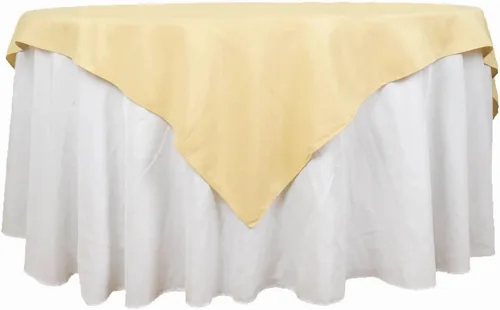 Vista 7 de Balsa Circle Mantel cuadrado de poliéster negro de 70 x 70 pulgadas, para bodas, fiestas, eventos, recepción, catering, suministros de decoración