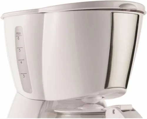 Vista 4 de Brentwood Cafetera de 4 tazas (blanco)