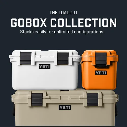 Vista 6 de YETI LoadOut GoBox Collection, Divided Waterproof Cargo Case, Dry Box, Camera Case, Fishing Tackle Box