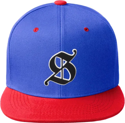 Vista 488 de Daxton Gorra clásica con visera de billete plano con letras del alfabeto inglés antiguo de la A a la Z