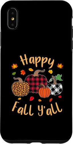 Vista 11 de Happy Fall Y'all Leopard Pumpkin Autumn Season Women Girls Case for iPhone 17