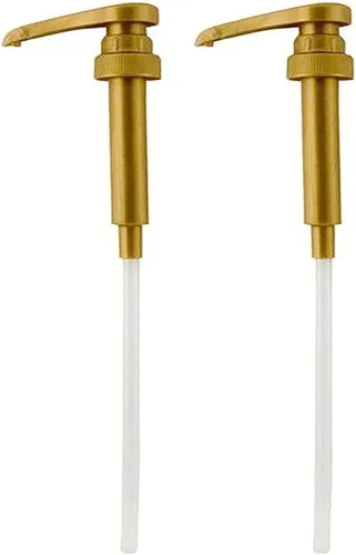 Vista 13 de Bomba de jarabe compatible con Torani, Davinci y Skinny (paquete de 2) - se adapta a botellas (25.4 onzas-750ml) (Negro)