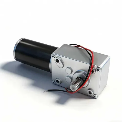 Vista 14 de DC 12V 25RPM 4.4 lbs.cm 0.236 in Ejes individuales Motor de engranaje helicoidal reversible con cable, motor de reducción de velocidad de alto par