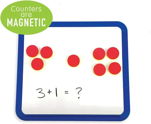 Vista 2 de EAI Education QuietShape® - Juego de 200 contadores magnéticos de doble cara de espuma de dos