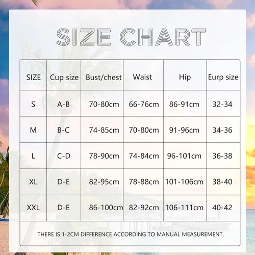 Vista 3 de Conjunto de tankini de dos piezas para mujer, diseño de árbol de coco simple, cuello alto, tankini halter