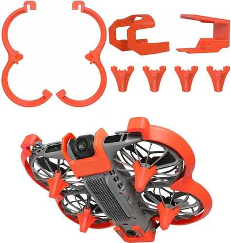 Vista 7 de Juego de protección anticolisión 3 en 1 para DJI Neo 2, protector de hélice + protector de parachoques de cardán+ tren de aterrizaje para DJI Neo 2