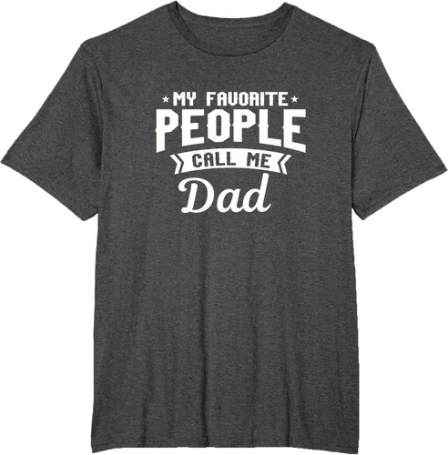 Vista 19 de My Favorite People Call Me Dad - Camiseta divertida, Negro, S