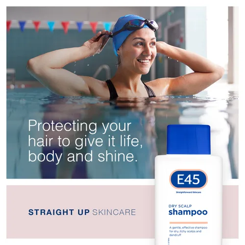 Vista 6 de E45 Champú dermatológico para cuero cabelludo seco de 6.8 fl oz
