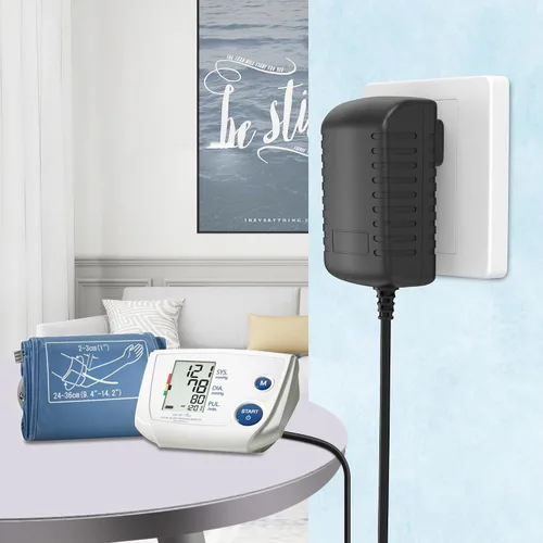 Vista 5 de PK-Power Adaptador de CA para LifeSource UA-767, 787 y 774 Series Monitor de presión arterial digital Plus Partes: TB:233 / TB233 / TB-233 / TB:181