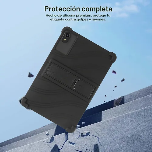 Vista 3 de Funda para tablet ApoloSign EP1095T/ApoloMedia EP1095T de 11 pulgadas, funda protectora de silicona suave, apta para niños, cubierta de tableta