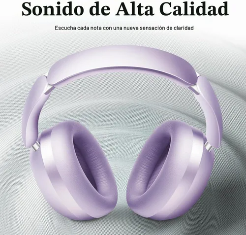 Vista 4 de Wentronic Y04 - Audífonos inalámbricos Bluetooth sobre la oreja, sumérgete en cada ritmo con cancelación activa de ruido y sonido de alta