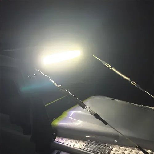 Vista 4 de MOHERO RC LED barra de luz de techo de la correa eslabonada de la lámpara de techo para 1/10 TRX4 Defender RC Car Upgrade Parts