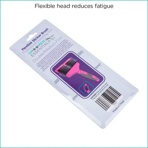 Vista 5 de Groomer Essentials Cepillo flexible para deslizar - Doble/Media Firma