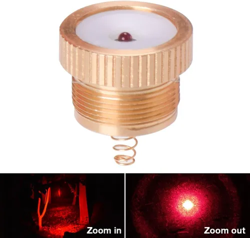 Vista 12 de Módulo de luz roja original luz verde luz blanca IR850 LED para linternas de caza KL52Plus (módulo de luz LED verde)