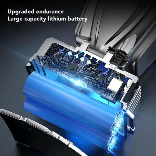 Vista 7 de Ejoyous Linterna frontal súper brillante, batería de litio recargable de 800 mAh, a prueba de agua, faro de alta potencia con pantalla de potencia
